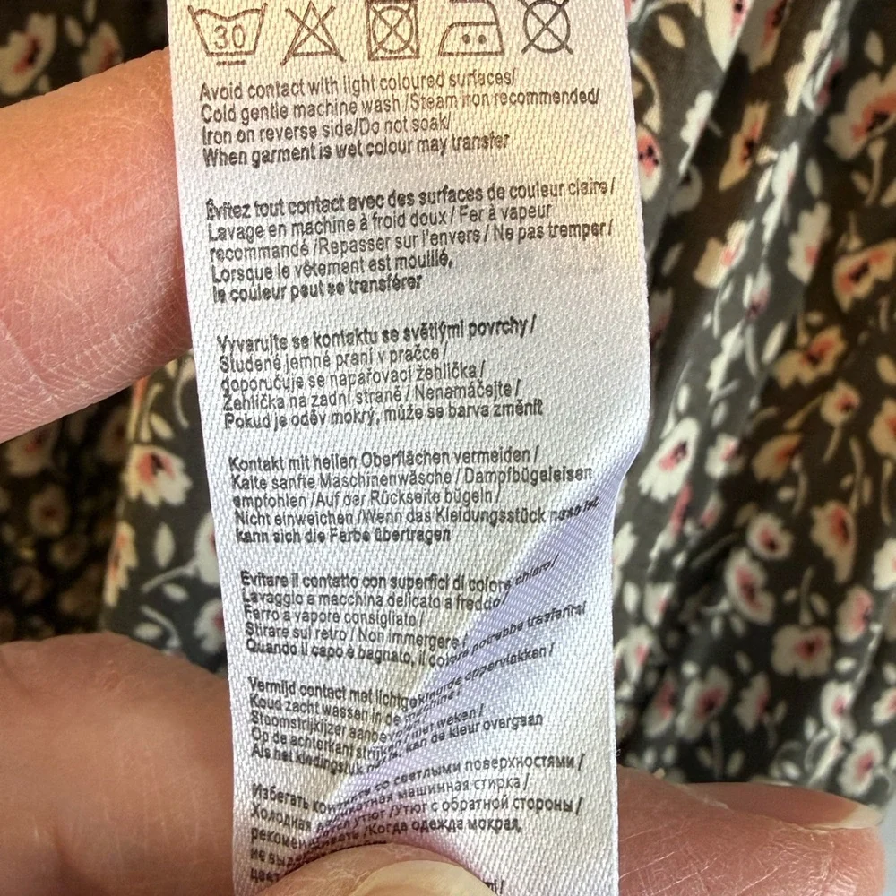 Apricot Long Boho Peasant Empire Waist Dress NWOT - Picture 11 of 11